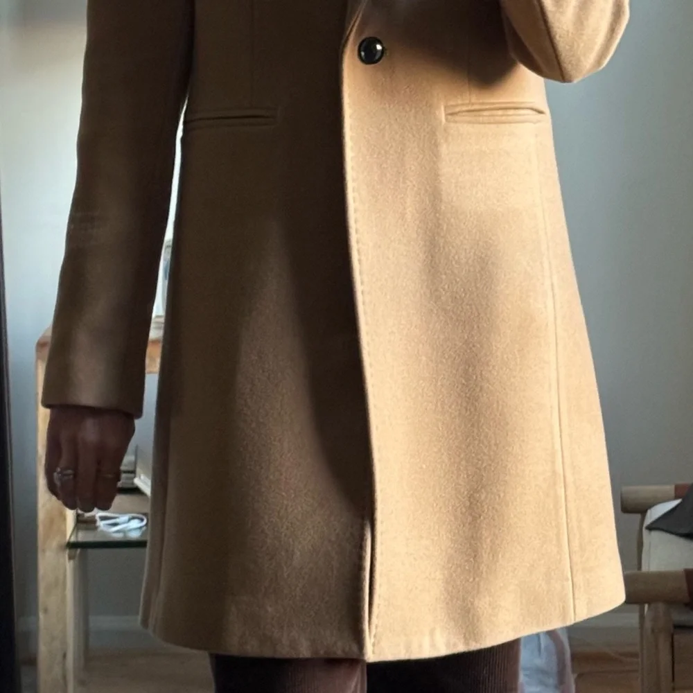 Banana Republic Camel Wool coat - Picture 1 of 7